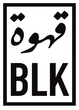 شعار قهوة BLK